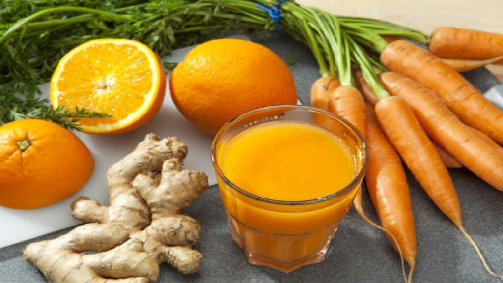 Benefits of drinking carrot celery and ginger juice